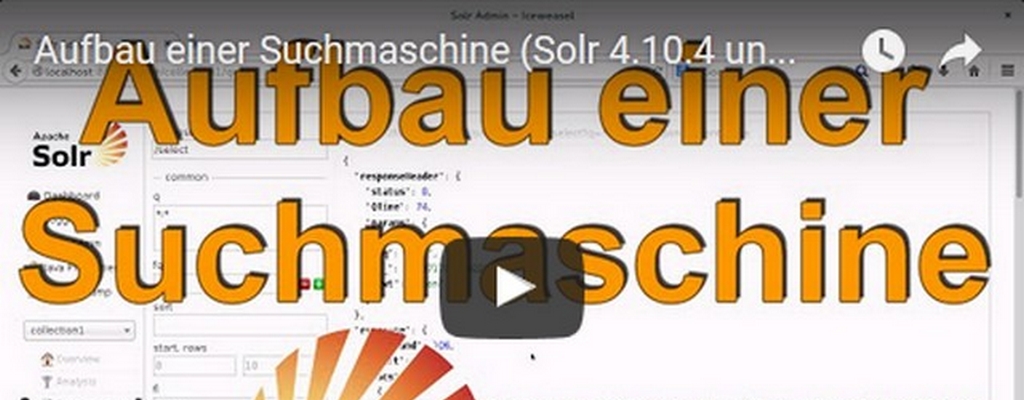 Tutorial: Aufbau einer Suchmaschine mit Solr 4.10.4 und Nutch 1.9